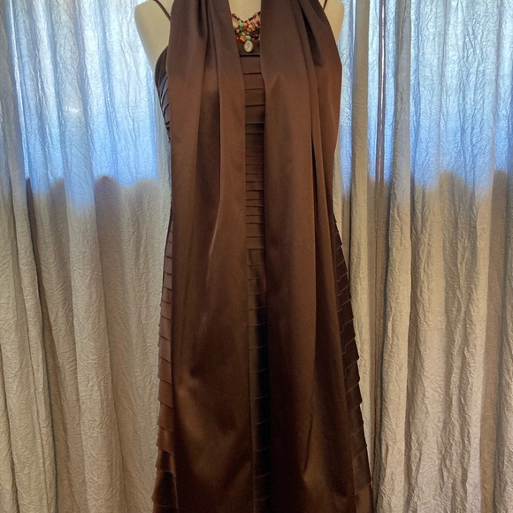 JS Collections Formal Dress With Cape - Picture 8 of 9